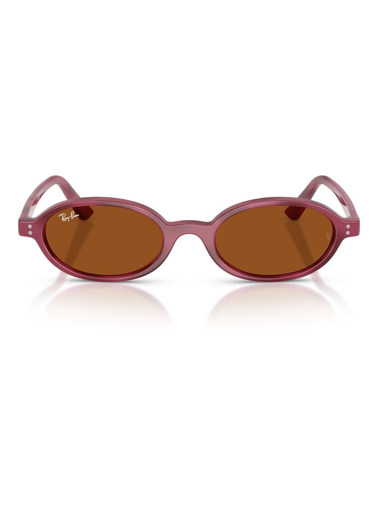 Ray Ban Brown RB4472 Oval Sunglasses - Image 1 of 5 Ray Ban Brown RB4472 Oval Sunglasses - Image 1 of 5
