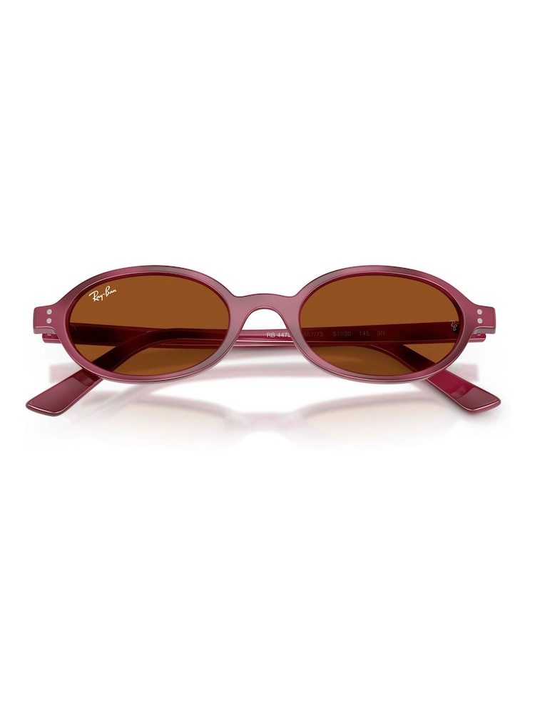 Ray Ban Brown RB4472 Oval Sunglasses - Image 2 of 5 Ray Ban Brown RB4472 Oval Sunglasses - Image 2 of 5