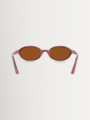 Ray Ban Brown RB4472 Oval Sunglasses - Image 6 of 6