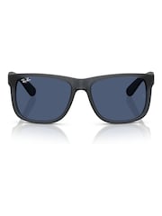 Ray Ban Grey Justin Square Sunglasses - Image 1 of 5