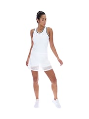 Ted Baker Sport Annabelle Lace Back Tennis Tank White Top - Image 4 of 4