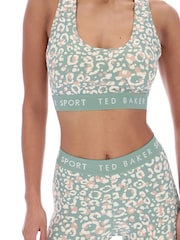 Ted Baker Sport Green Pansy Essentials Printed Bra - Изображение 3 4