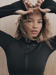 Qara - Self. Tam Fermuarlı Peplum Techinal Gödəkçə - 11şəkildən 7 şəkil