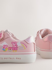وردي - حذاء رياضي بنعل سميك وإغلاق باللمس من Peppa Pig - Image 4 of 5