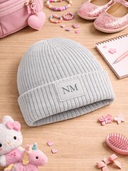 Personalised Kids Beanie Hat by Loveabode - Image 1 of 3