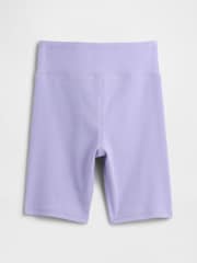 Gap Purple Ribbed Bike Shorts (4-13yrs) - Image 2 of 2