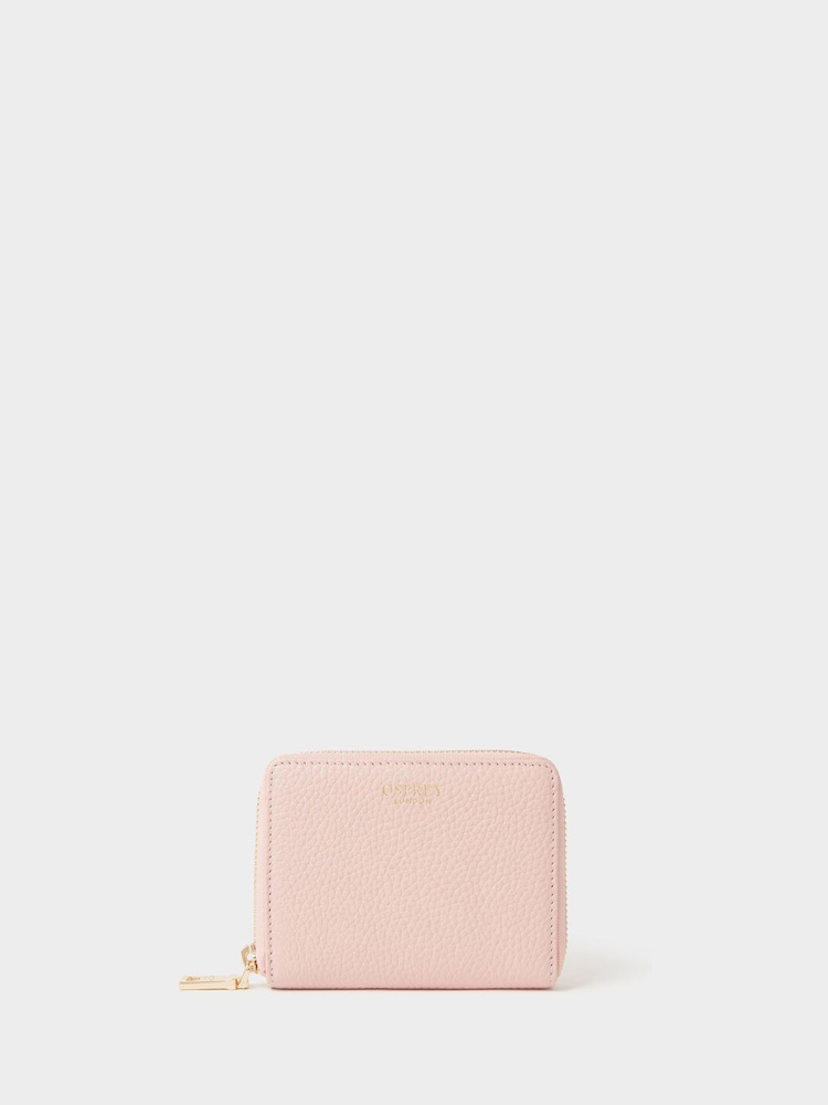Қызғылт - Osprey London The Core кішкентай былғарыдан жасалған сыдырмалы әмиян - 5суретінің 1 суреті