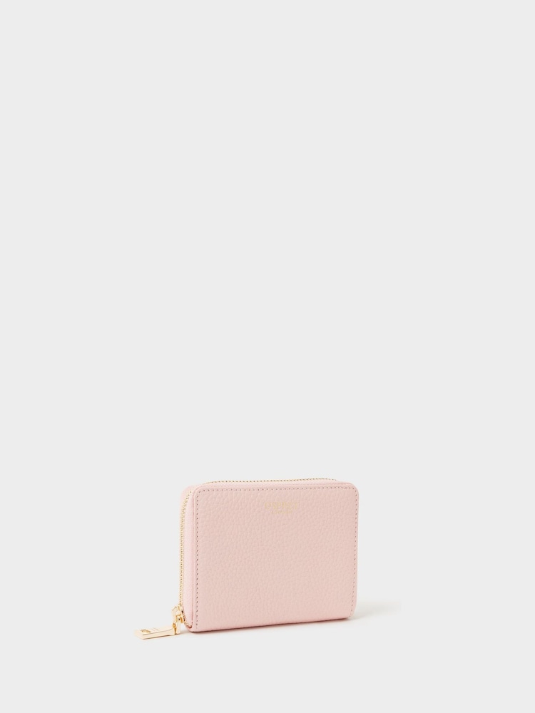 Қызғылт - Osprey London The Core кішкентай былғарыдан жасалған сыдырмалы әмиян - 5суретінің 2 суреті