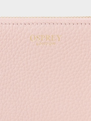 Қызғылт - Osprey London The Core кішкентай былғарыдан жасалған сыдырмалы әмиян - 5суретінің 5 суреті