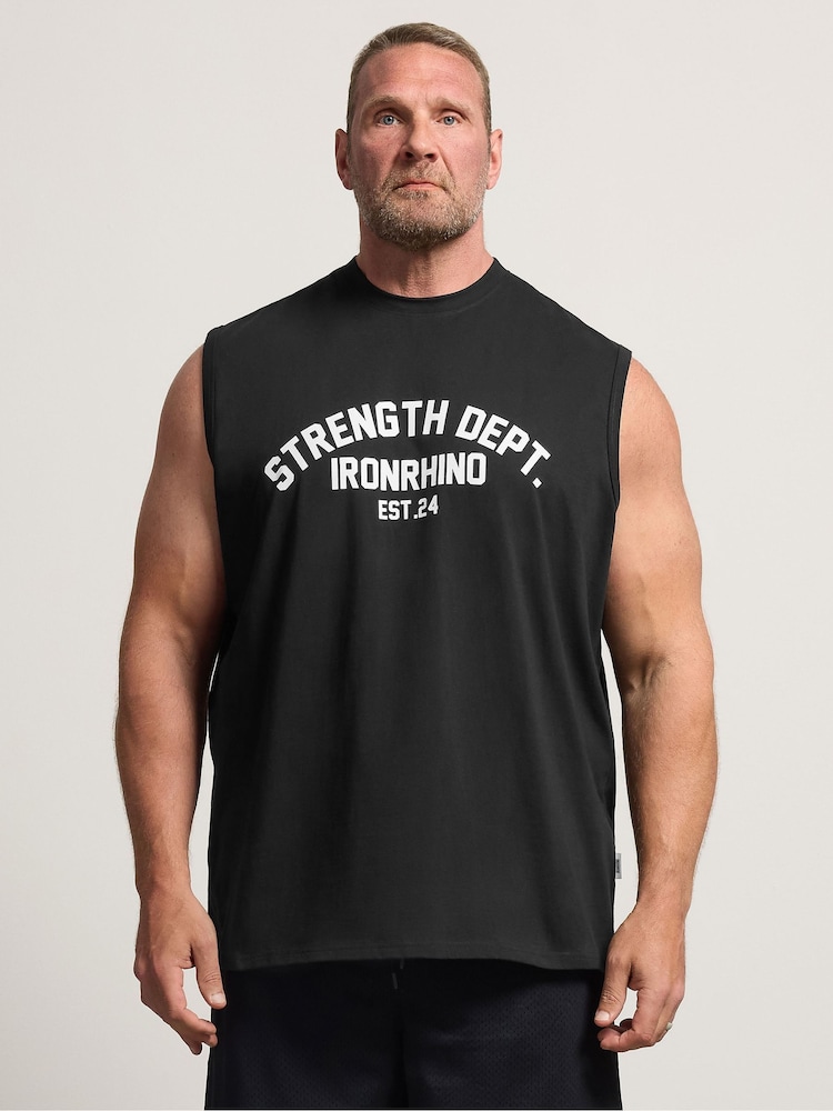 BadRhino Big & Tall Black IronRhino Strength Vest - Image 1 of 7 BadRhino Big & Tall Black IronRhino Strength Vest - Image 1 of 7