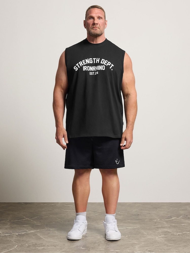 BadRhino Big & Tall Black IronRhino Strength Vest - Image 2 of 7 BadRhino Big & Tall Black IronRhino Strength Vest - Image 2 of 7