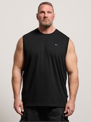 BadRhino Big & Tall Black Muscle Vests 3 Pack - Image 2 of 9