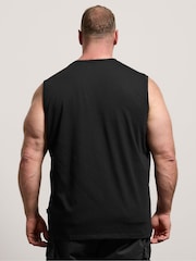 BadRhino Big & Tall Black Muscle Vests 3 Pack - Image 4 of 9