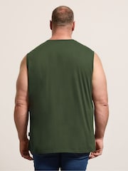 BadRhino Big & Tall Black Muscle Vests 5 Pack - Image 3 of 4