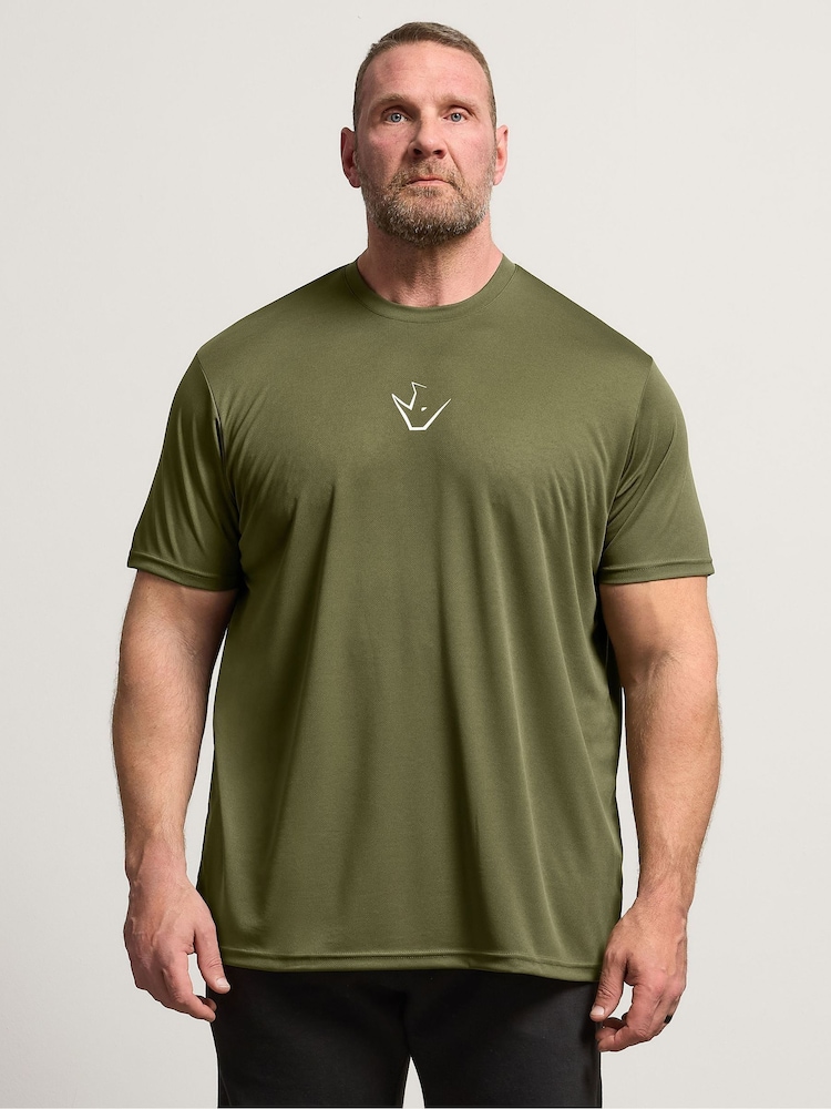 BadRhino Big & Tall Green IronRhino Knight Active T-Shirt - Image 1 of 6