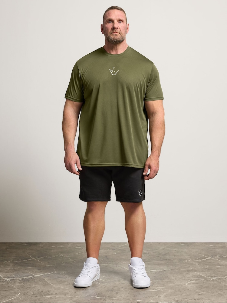 BadRhino Big & Tall Green IronRhino Knight Active T-Shirt - Image 2 of 6