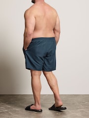 BadRhino Big & Tall Blue Plain Swim Shorts - Image 2 of 4