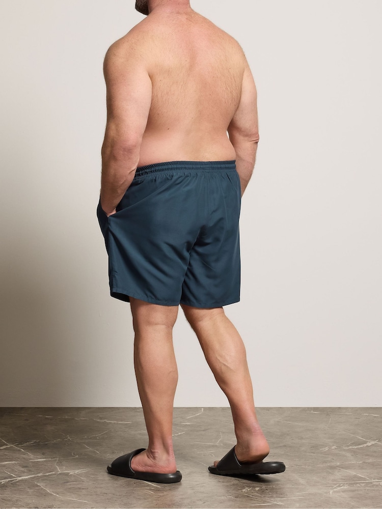 BadRhino Big & Tall Blue Plain Swim Shorts - Image 2 of 4