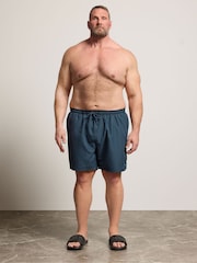 BadRhino Big & Tall Blue Plain Swim Shorts - Image 3 of 4