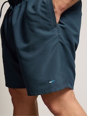 BadRhino Big & Tall Blue Plain Swim Shorts - Image 4 of 4