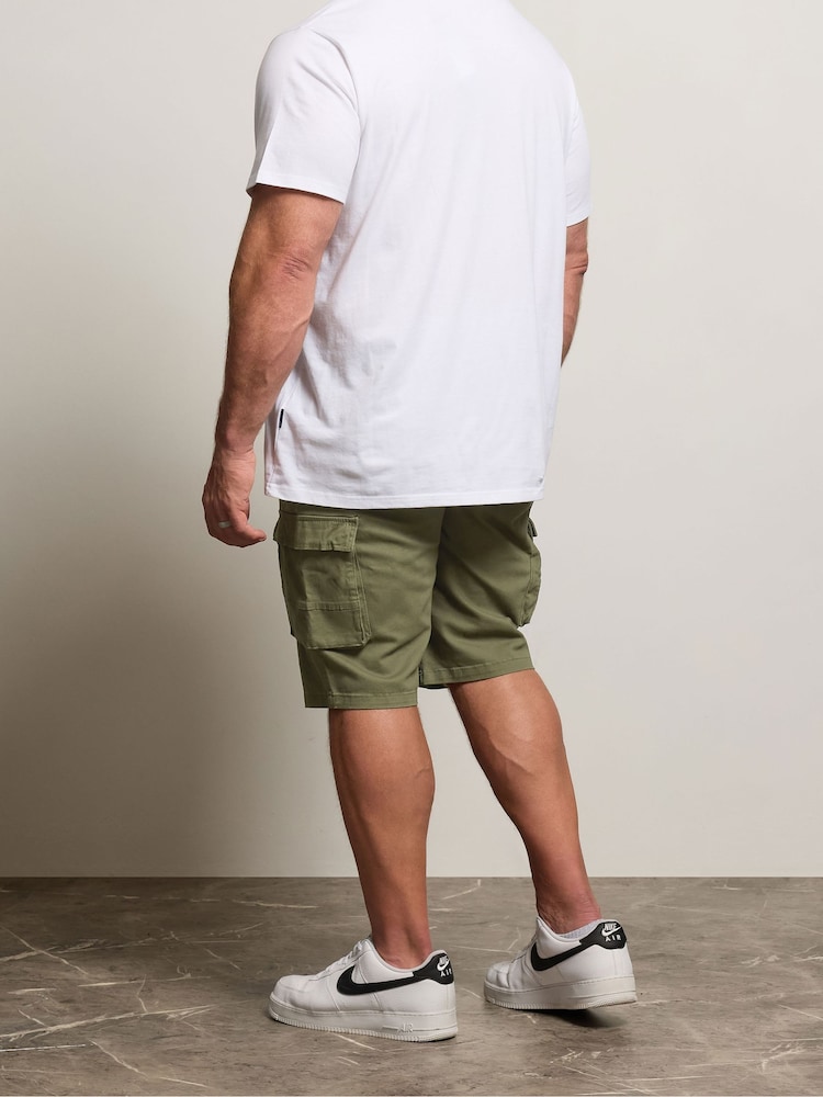 BadRhino Big & Tall Green Stretch Cargo Shorts - Image 2 of 4