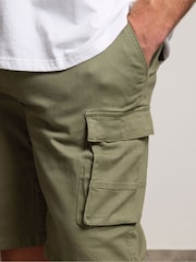 BadRhino Big & Tall Green Stretch Cargo Shorts - Image 3 of 4