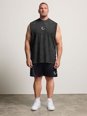 BadRhino Big & Tall Black IronRhino Old English Vest - Image 2 of 7
