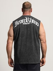 BadRhino Big & Tall Black IronRhino Old English Vest - Image 3 of 7