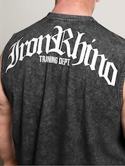BadRhino Big & Tall Black IronRhino Old English Vest - Image 4 of 7
