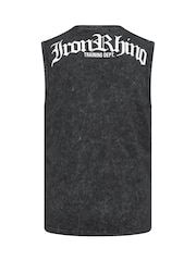BadRhino Big & Tall Black IronRhino Old English Vest - Image 7 of 7