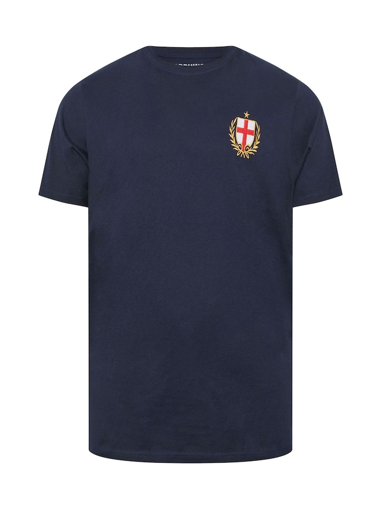 BadRhino Big & Tall Blue England T-Shirt - Image 6 of 6