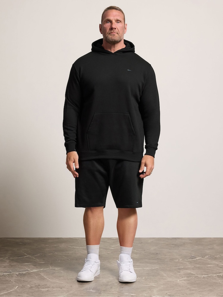 BadRhino Big & Tall Black Hoodie - Image 2 of 7 BadRhino Big & Tall Black Hoodie - Image 2 of 7