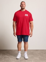 Rojo - Largo - Camiseta BadRhino Big & Tall Grill & Chill - Imagen 3 de 7