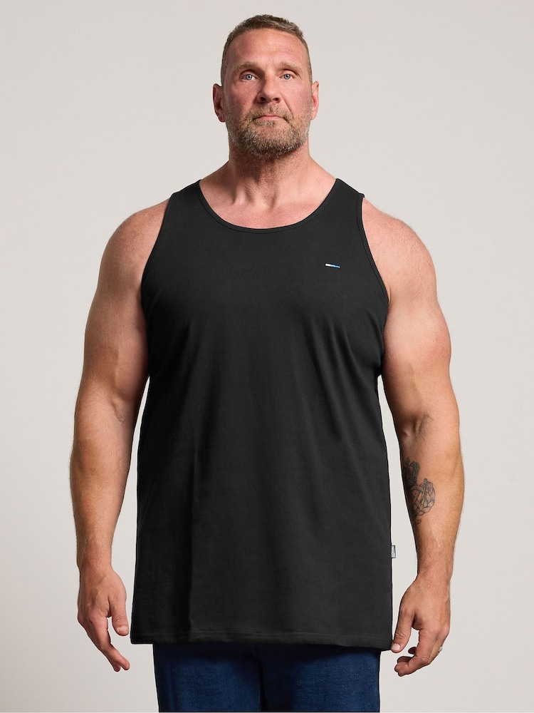 BadRhino Big & Tall Black Vests 5 Pack - Image 1 of 4 BadRhino Big & Tall Black Vests 5 Pack - Image 1 of 4