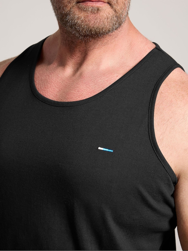 BadRhino Big & Tall Black Vests 5 Pack - Image 4 of 4 BadRhino Big & Tall Black Vests 5 Pack - Image 4 of 4