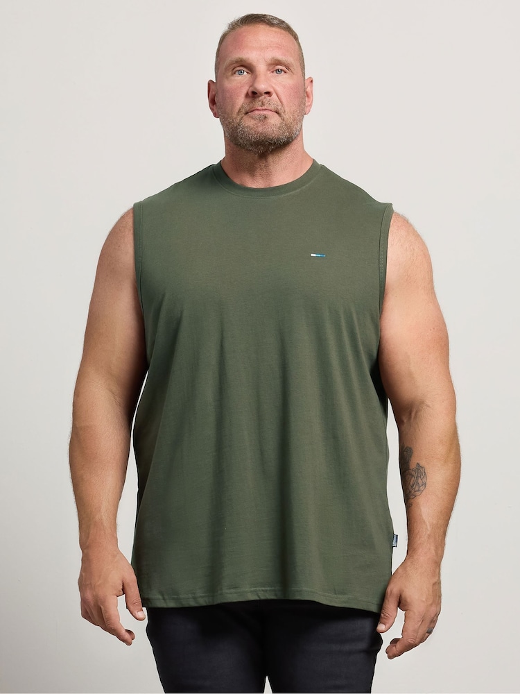 BadRhino Big & Tall Light Green Muscle Vest - Image 2 of 10 BadRhino Big & Tall Light Green Muscle Vest - Image 2 of 10
