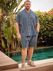 BadRhino Big & Tall Blue Stripe Short - Image 2 of 5
