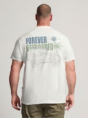 BadRhino Big & Tall White Forever Off Roader T-Shirt - Image 3 of 6