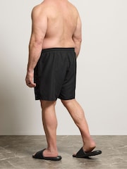 BadRhino Big & Tall Black Plain Swim Shorts - Image 3 of 6