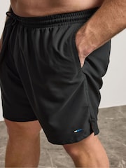 BadRhino Big & Tall Black Plain Swim Shorts - Image 4 of 6
