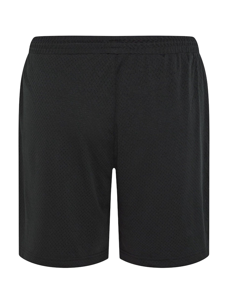 BadRhino Big & Tall Black IronRhino Logo Mesh Shorts - Image 6 of 6 BadRhino Big & Tall Black IronRhino Logo Mesh Shorts - Image 6 of 6