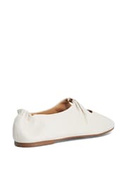 Dune London White Havella Ballet Pumps - Image 3 of 5