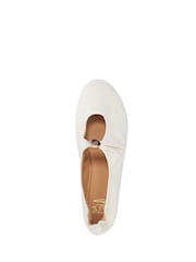 Dune London White Havella Ballet Pumps - Image 4 of 5
