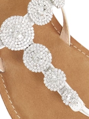 Dune London White Liana Casual Sandals - Image 5 of 5