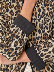 Roman Natural Animal Print Reversible Jacket - Image 6 of 6