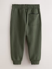 smALLSAINTS Dark Green Underground Straight Cuffed Cotton Joggers - Image 2 of 6
