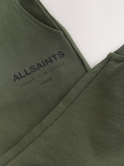 smALLSAINTS Dark Green Underground Straight Cuffed Cotton Joggers - Image 5 of 6