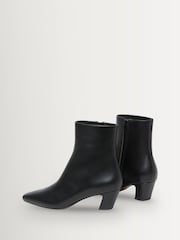 Loeffler Randall Black Harper Kicked Heel Ankle Boots - Image 5 of 5