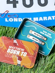 Personalised Running Gift Set In A Tin by Oakdene - Image 1 of 3