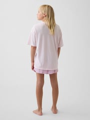Gap Pink Pyjamas short Set (5-13yrs) - Image 2 of 4